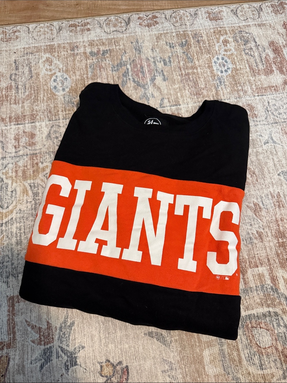GIANTS Crewneck Sweatshirt - Black & Orange